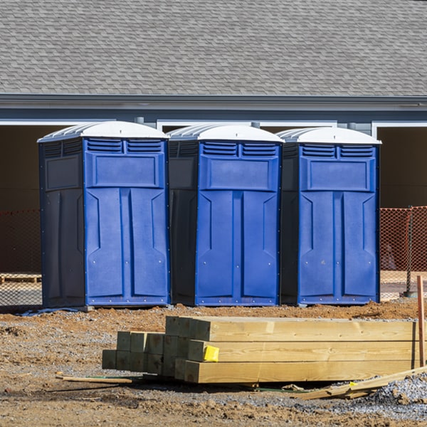 is there a specific order in which to place multiple portable toilets in Lakeland TN